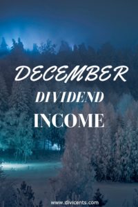 December Dividend Income